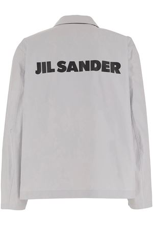Giubbotto in taffetà di cotone grigio chiaro JIL SANDER | J54BN0002J45306058